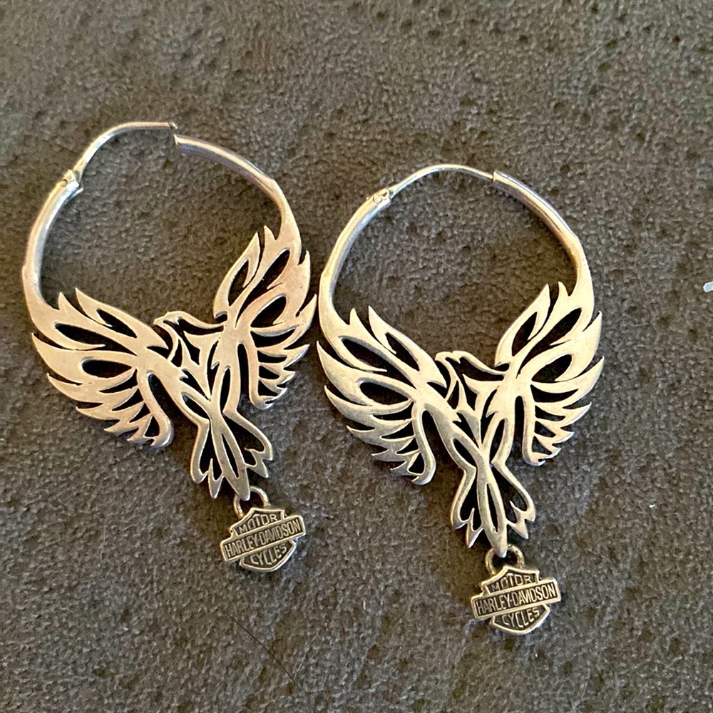 Harley Davidson earrings